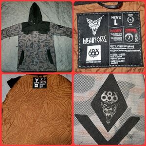 686 x Mike Shinoda Limited Hyena Camo 15k 2014 Snowboard Jacket *Only 175 Made*